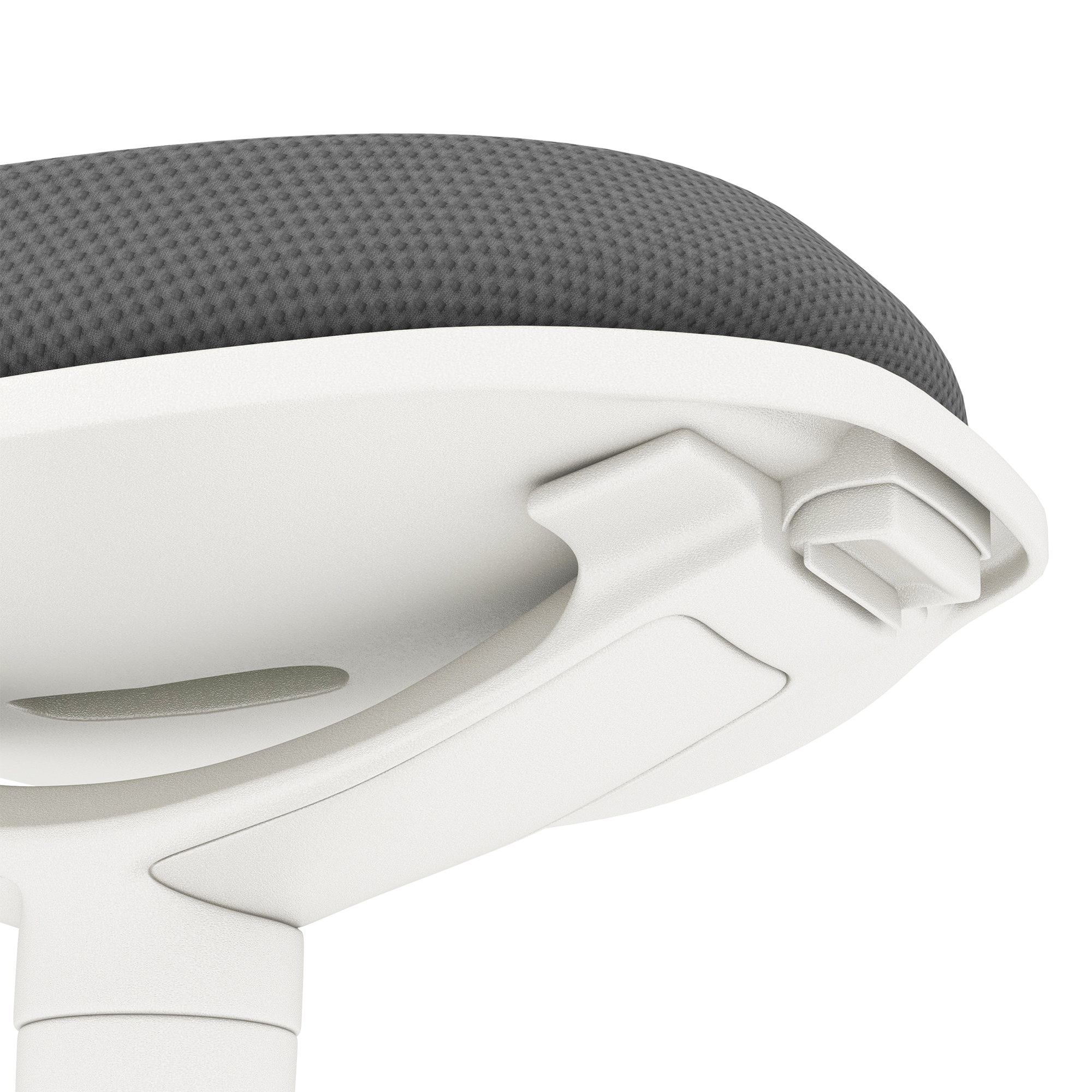 Bürohocker, ergonomischer Stehhocker, höhenverstellbar, bis 120 kg, 42,5 x 35,5 x 56,5-71,5 cm, Grau