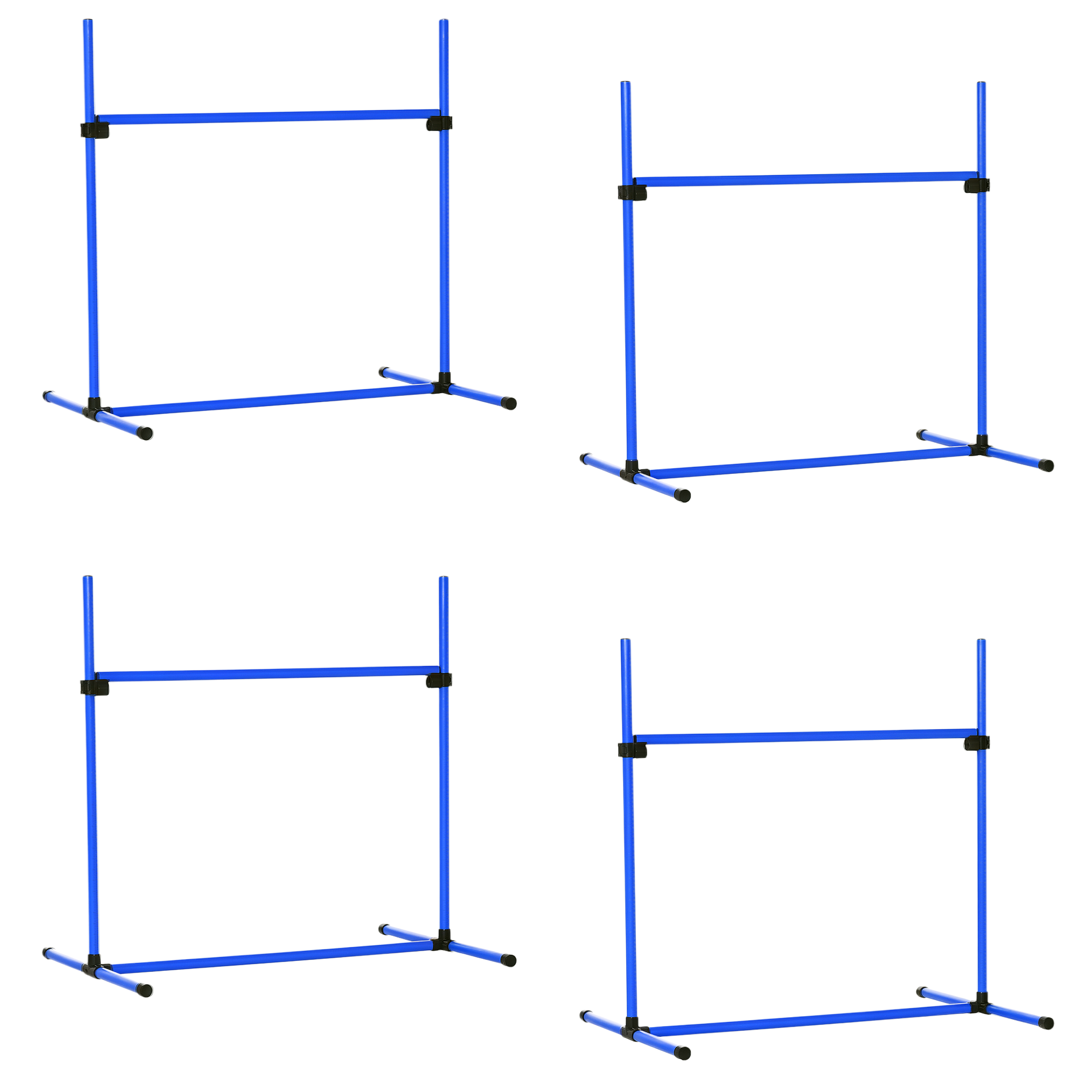 Agility Set Hunde 4-teiliges höhenverstellbar Agility-Ausrüstung Sprungstangen-Set Steckhürdenset mit 4 Hürden Tragetasche Koordinationstraining Sprungstangen-Set für Spiele Training Agility Set Hunde 4-teiliges höhenverstellbar Agility-Ausrüstung Sprungstangen-Set Steckhürdenset mit 4 Hürden Tragetasche Koordinationstraining Sprungstangen-Set für Spiele Training