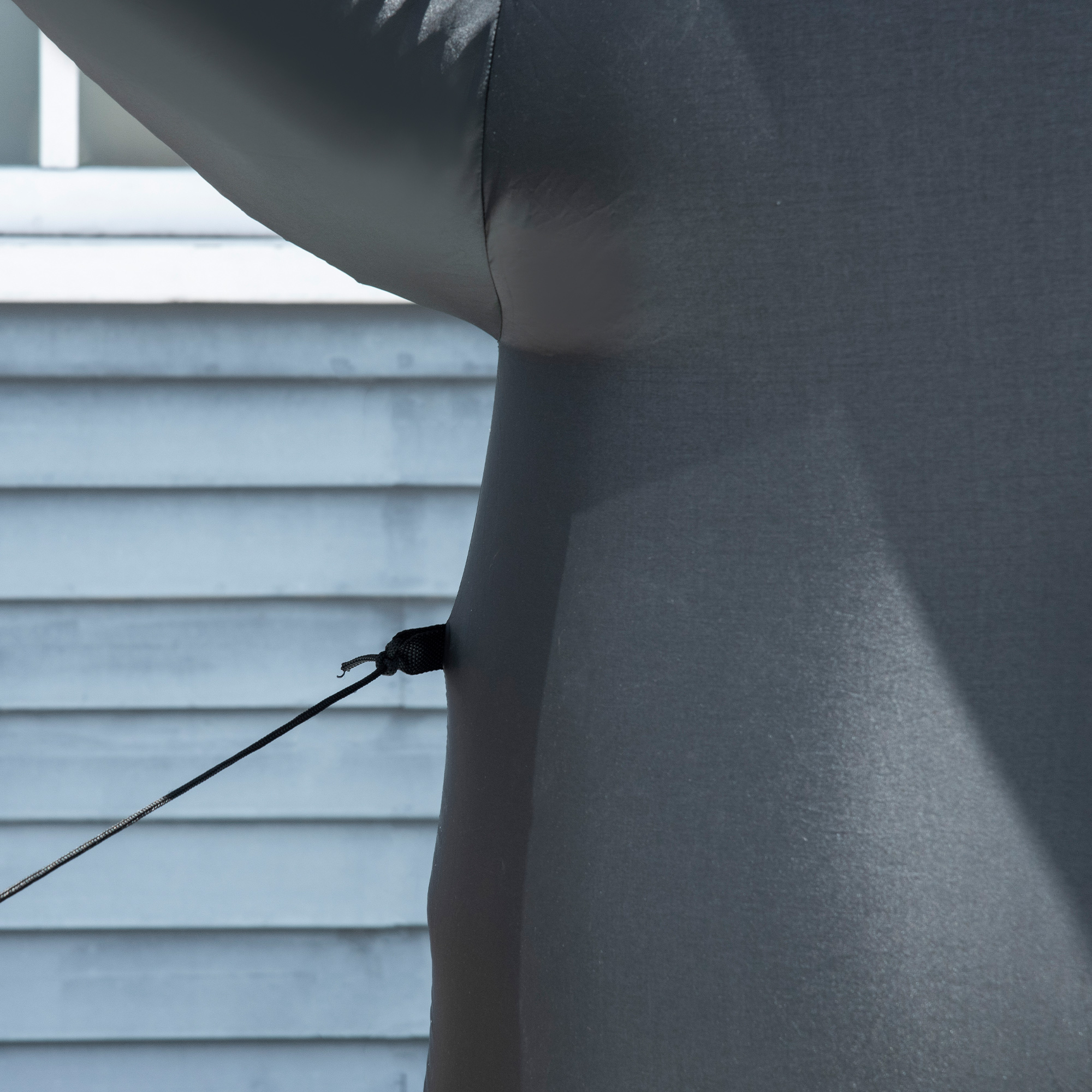 Aufblasbare Weihnachtsdeko, 2,5 m Aufblasbarer Weihnachtspinguin mit 3 LED-Lichtern, 162 x 100 x 250 cm, Mehrfarbig