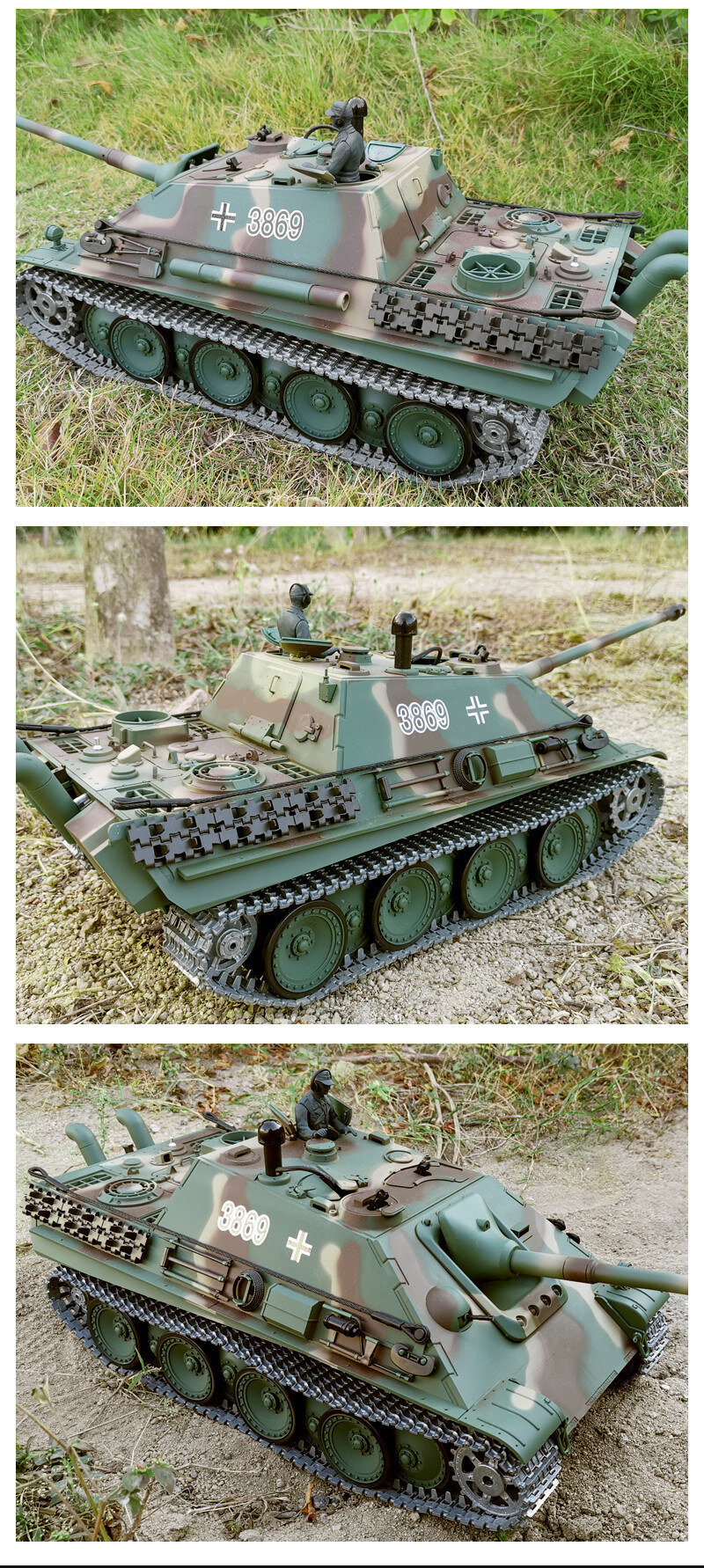RC Panzer "Jagdpanther" - Metallgetriebe PRO