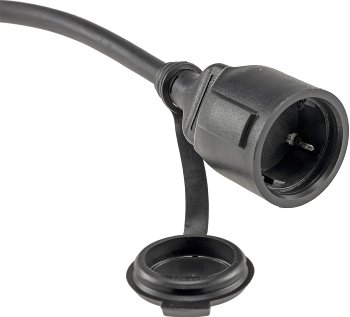 CEE auf Schutzkontakt-Kupplung 1,5m, 230V, Adapter für Wohnwagen, Camping