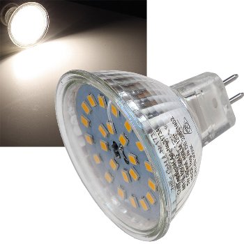 LED Strahler MR16 "H55 SMD", 120°, 4000k, 440lm, 12V/5W, neutralweiß LED Strahler MR16 "H55 SMD", 120°, 4000k, 440lm, 12V/5W, neutralweiß