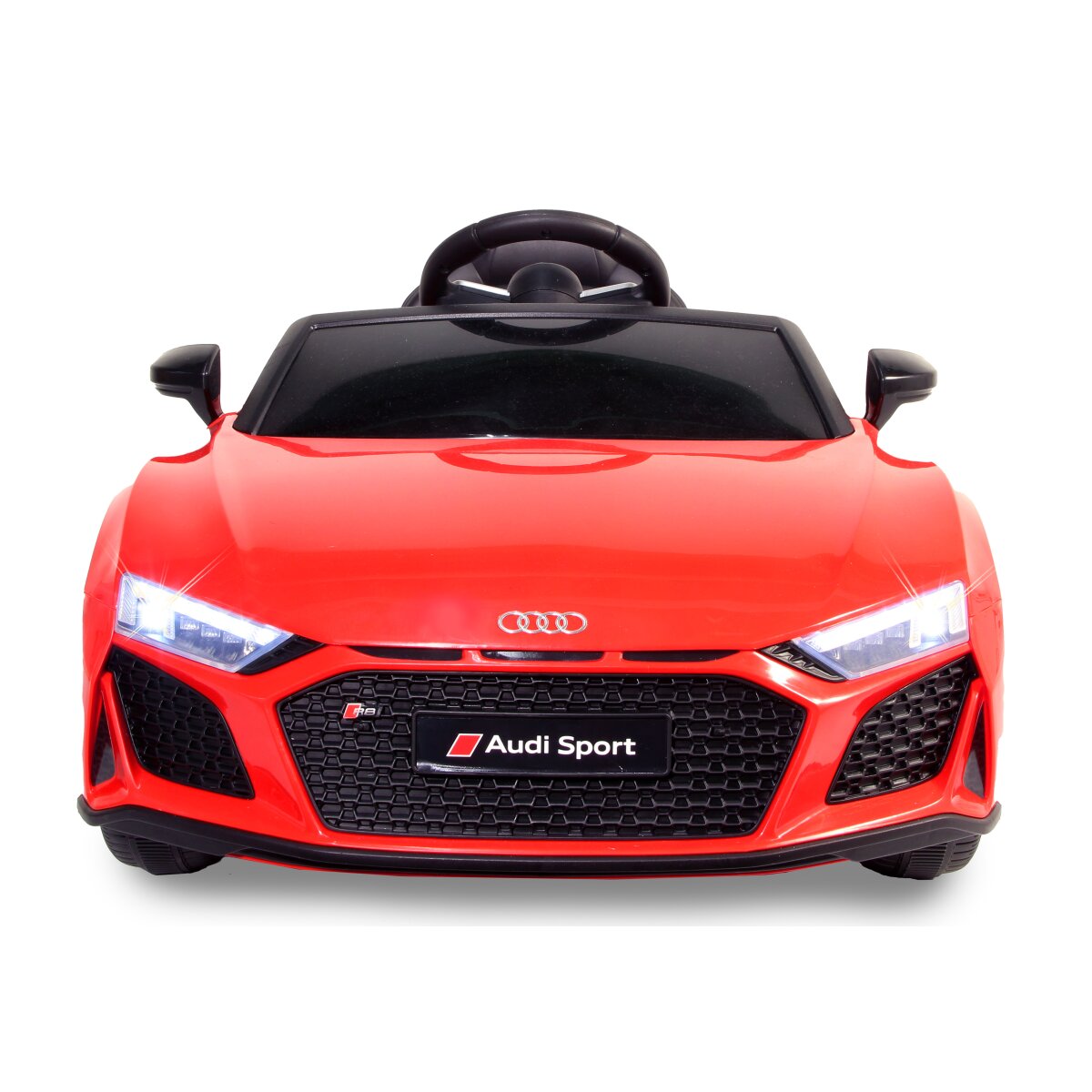 Kinderfahrzeug Audi R8 Spyder rot Einhell Power X-Change inkl. Starter Set