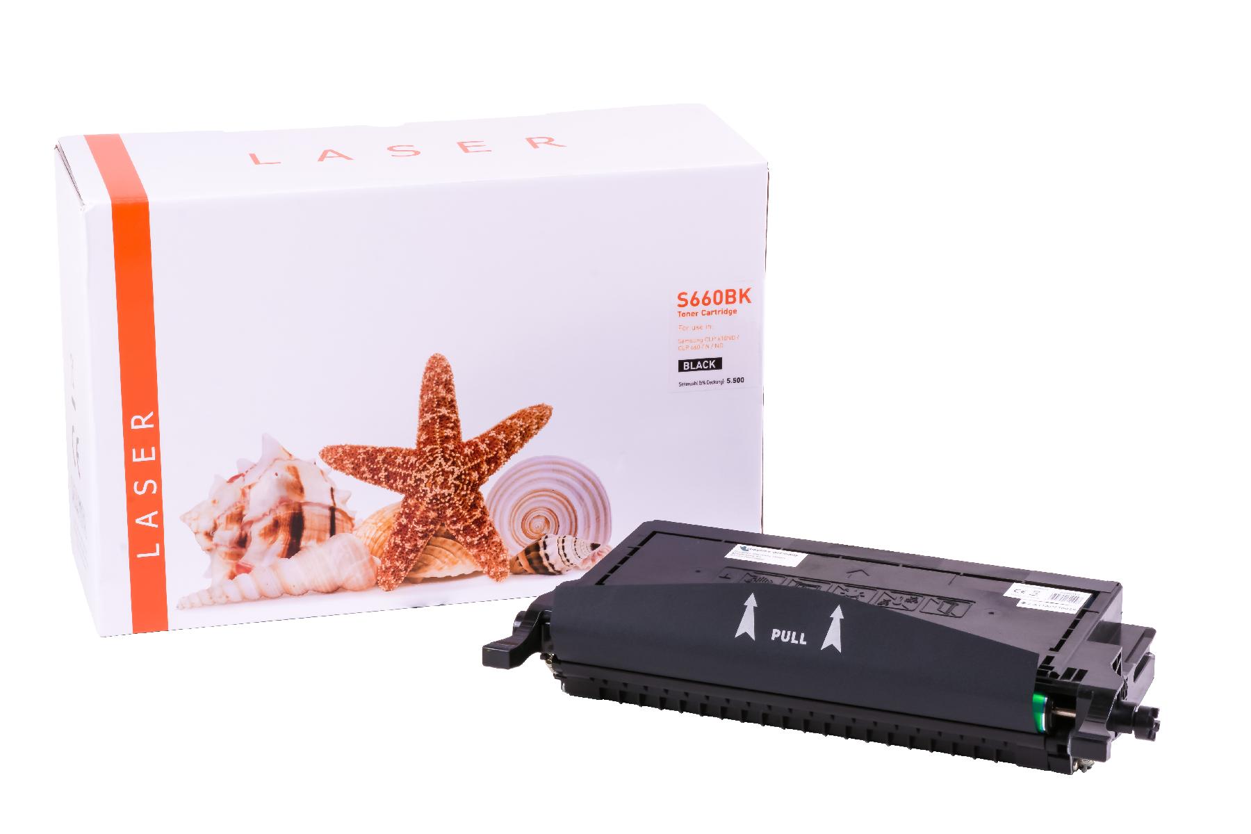 CLP660BK alternativ Toner black für Samsung  / CLPK 660 B/ELSK / 5.500 Seiten