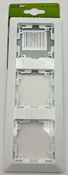 MILOS 3-fach Rahmen, weiß matt