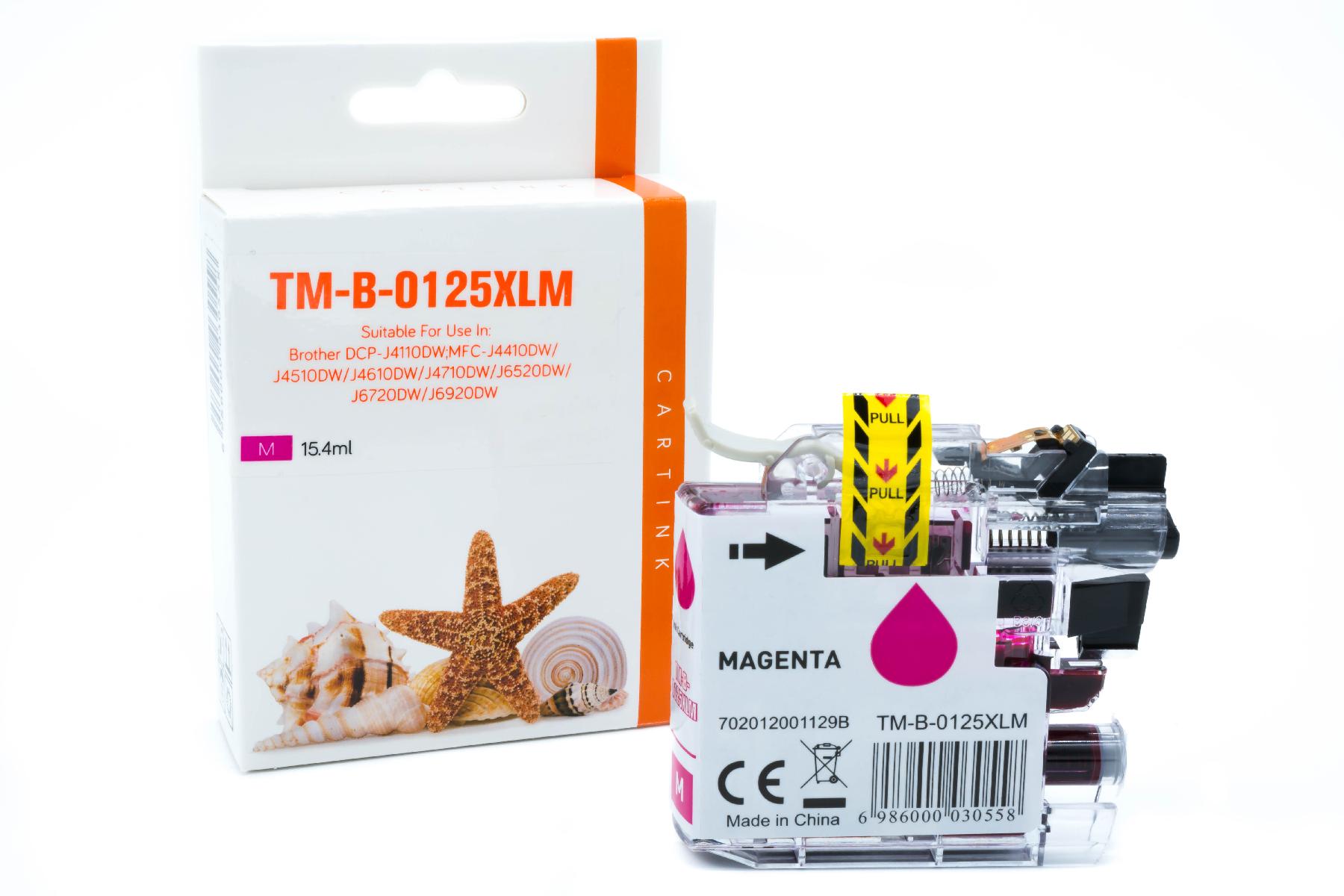 LC125XLM alternativ Seestern Tinte magenta für / LC125XLM / 15ml