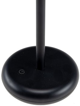 LED Akku-Tischleuchte "Foco Luz", 2900K, IP44, dimmbar, 26cm, matt schwarz