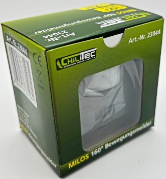 MILOS Bewegungsmelder 160°, anthrazit, LED geeignet,  250V~, Unterputz, 3-Draht