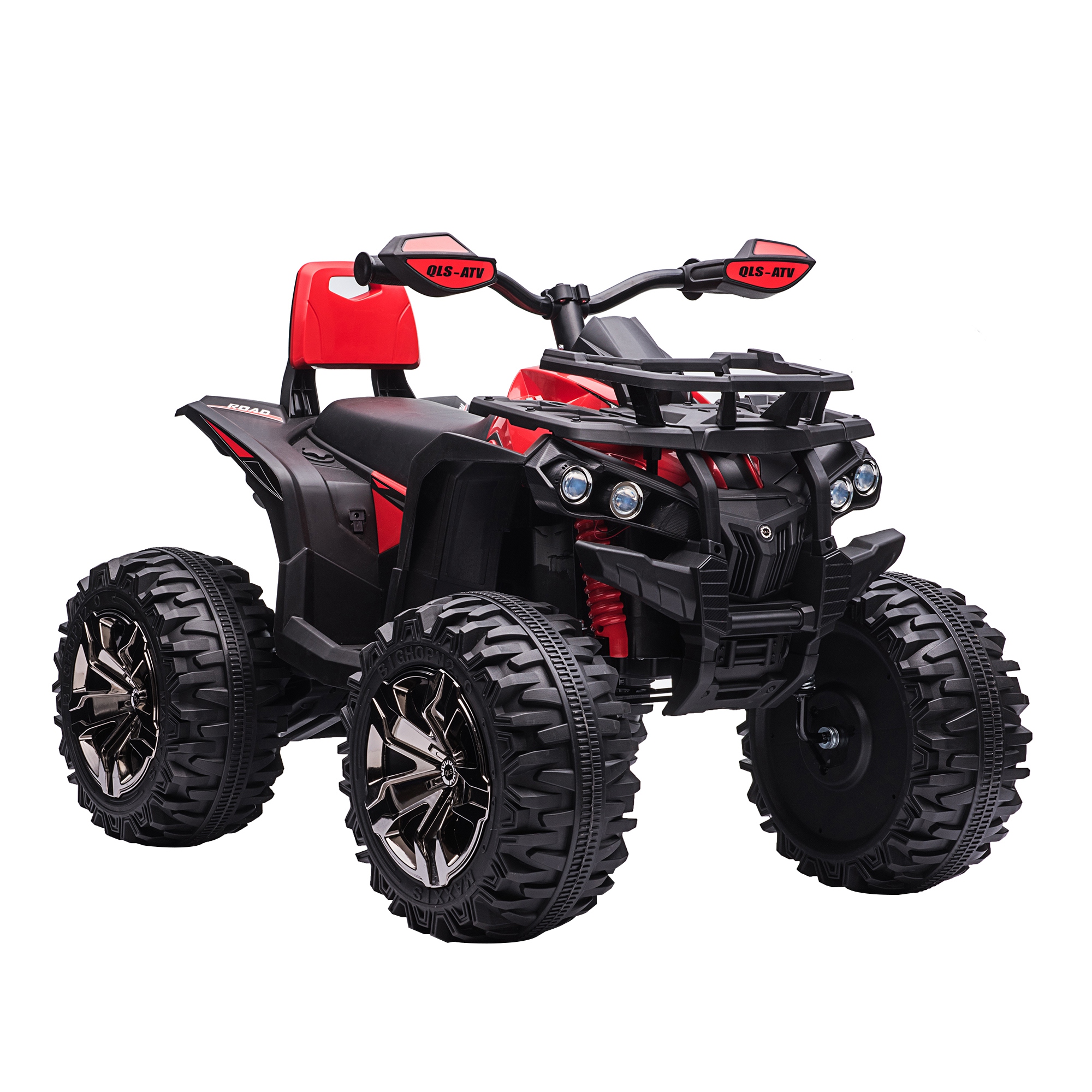 Kinderquad, 3-8 km/h, 45 Min, Betriebszeit, LED-Scheinwerfer, Musikplayer mit USB, für Kinder 3 bis 5 Jahre