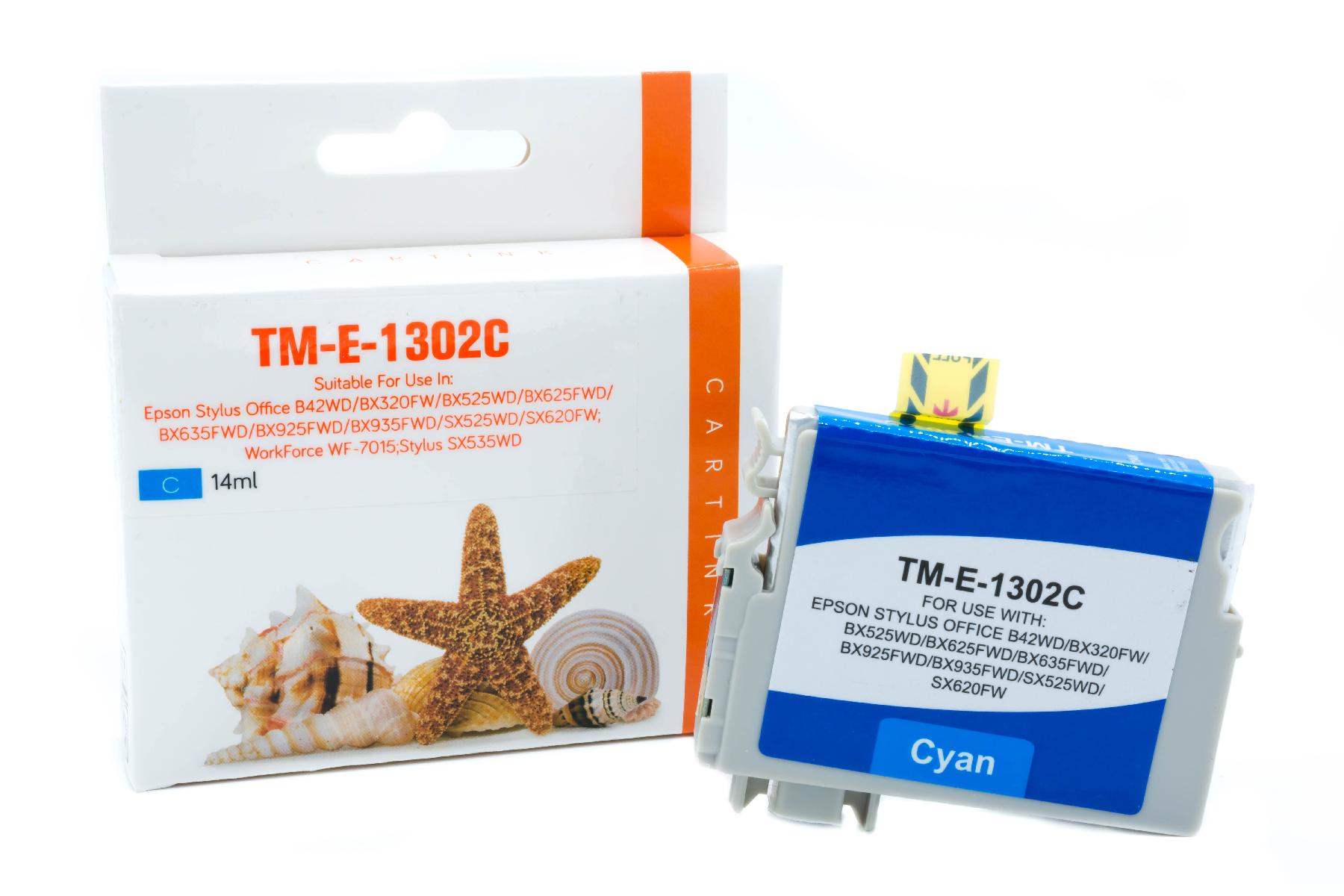T1302 alternativ Seestern Tinte Cyan / C13T13024010 / 14ml T1302 alternativ Seestern Tinte Cyan / C13T13024010 / 14ml