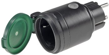 MILOS WiFi AP Funk-Steckdose IP44, Android + iOS- App,Alexa/Google tauglich