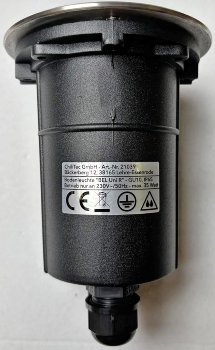 Bodenleuchte "BEL Uni R", ØxT 11x14cm, IP65, GU10 Fassung, rund