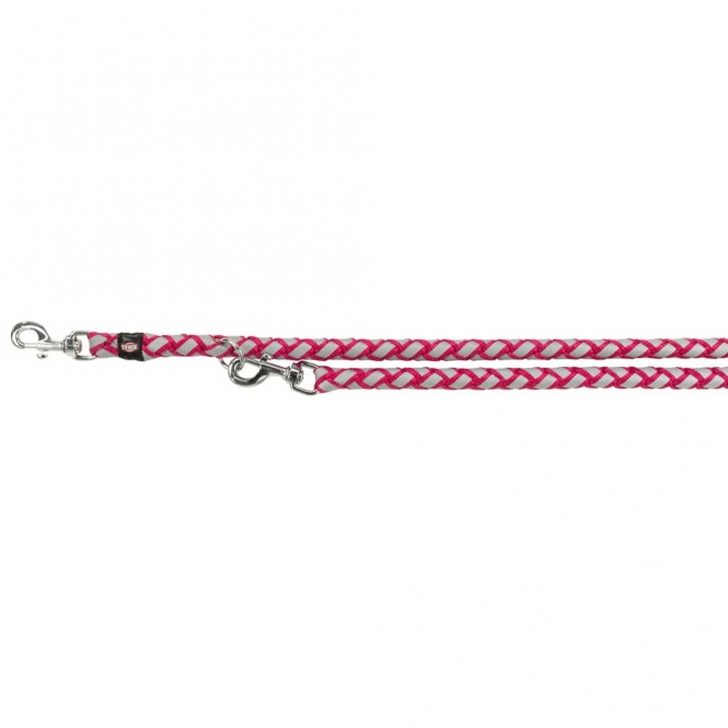 Trixie Verlängerungsleine Cavo Reflect - Fuchsia - 12mm / 2m Trixie Verlängerungsleine Cavo Reflect - Fuchsia - 18mm / 2m