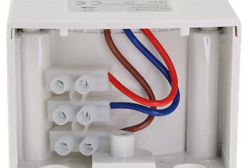 Aufputz Bewegungsmelder "CBM" 180°, IP44, 1-1200W, 3-Draht, weiß