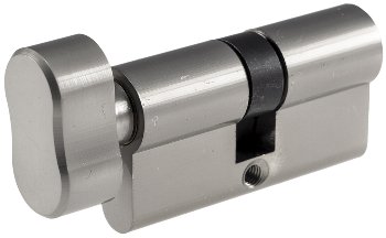Schließzylinder 60mm (30+30mm) mit Knauf, Profil-Zylinder, 5 Sicherheits-Schlüssel