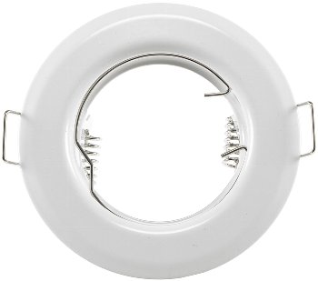 Decken-Einbaustrahler "SR80" weiß, starr, Ø80mm, für 50mm Lampen