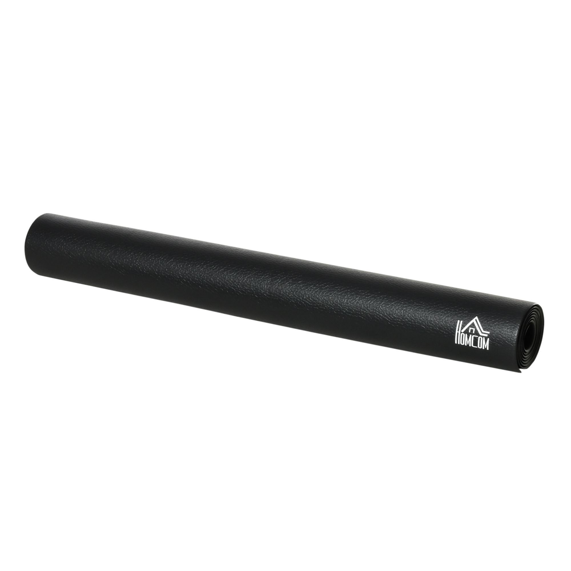 Bodenschutzmatte für Fitnessgeräte rutschfest Fitnessmatte 6 mm Dicke Unterlegmatte Sportmatte Multifunktionsmatte für Yoga Laufband Heimtrainer Yogamatte Bodenmatte 180x90 cm Schwarz