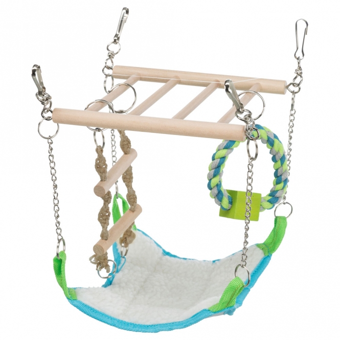 Trixie Hängebrücke mit Hängematte Trixie Hängebrücke mit Hängematte