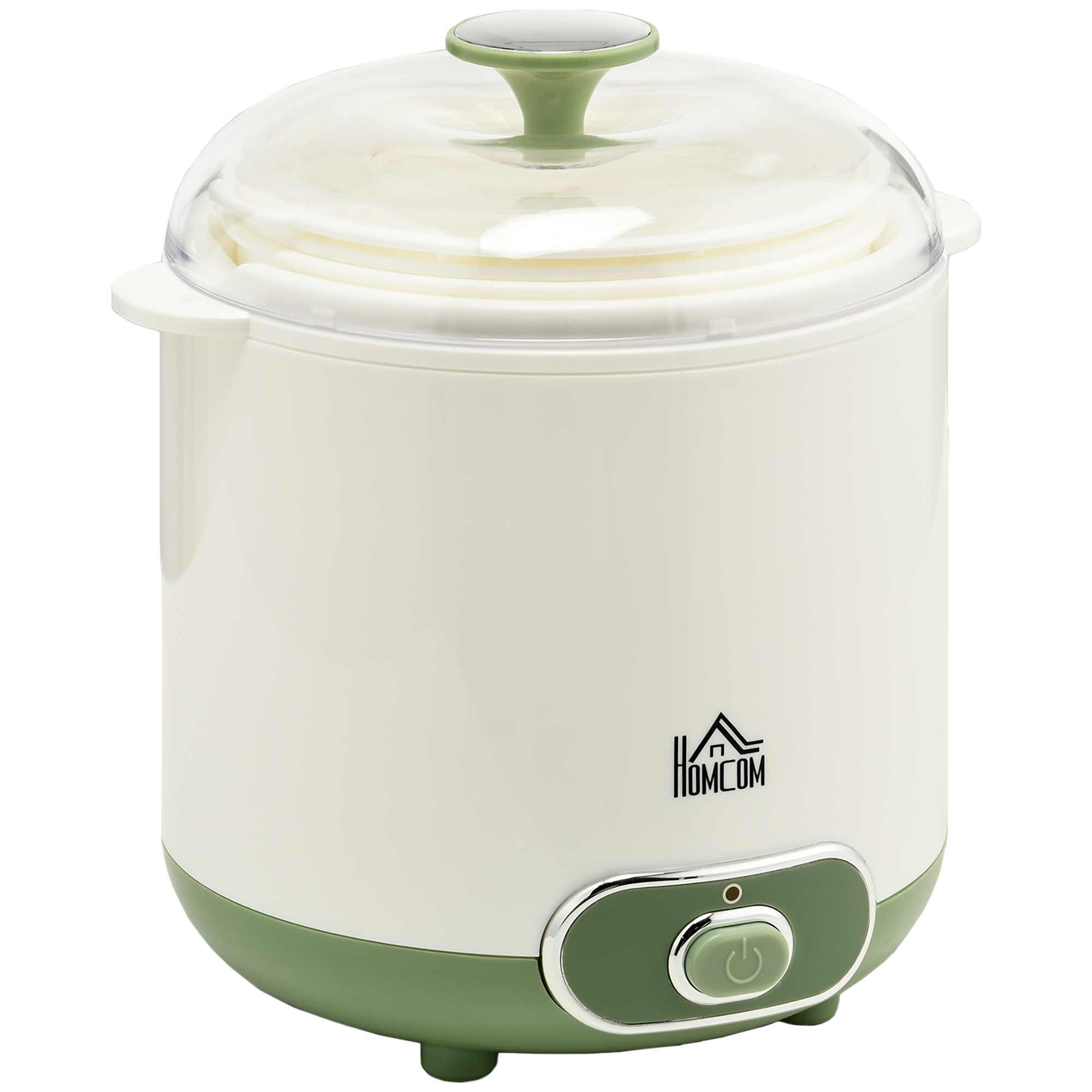 Joghurtbereiter, 1,5 L Joghurtmaschine mit 2 Gläsern, Sieb, Deckel, 20 W Joghurt-Maker für griechischen Joghurt, für 3-5 Personen, 19,5x17,5x21,4 cm, Weiß