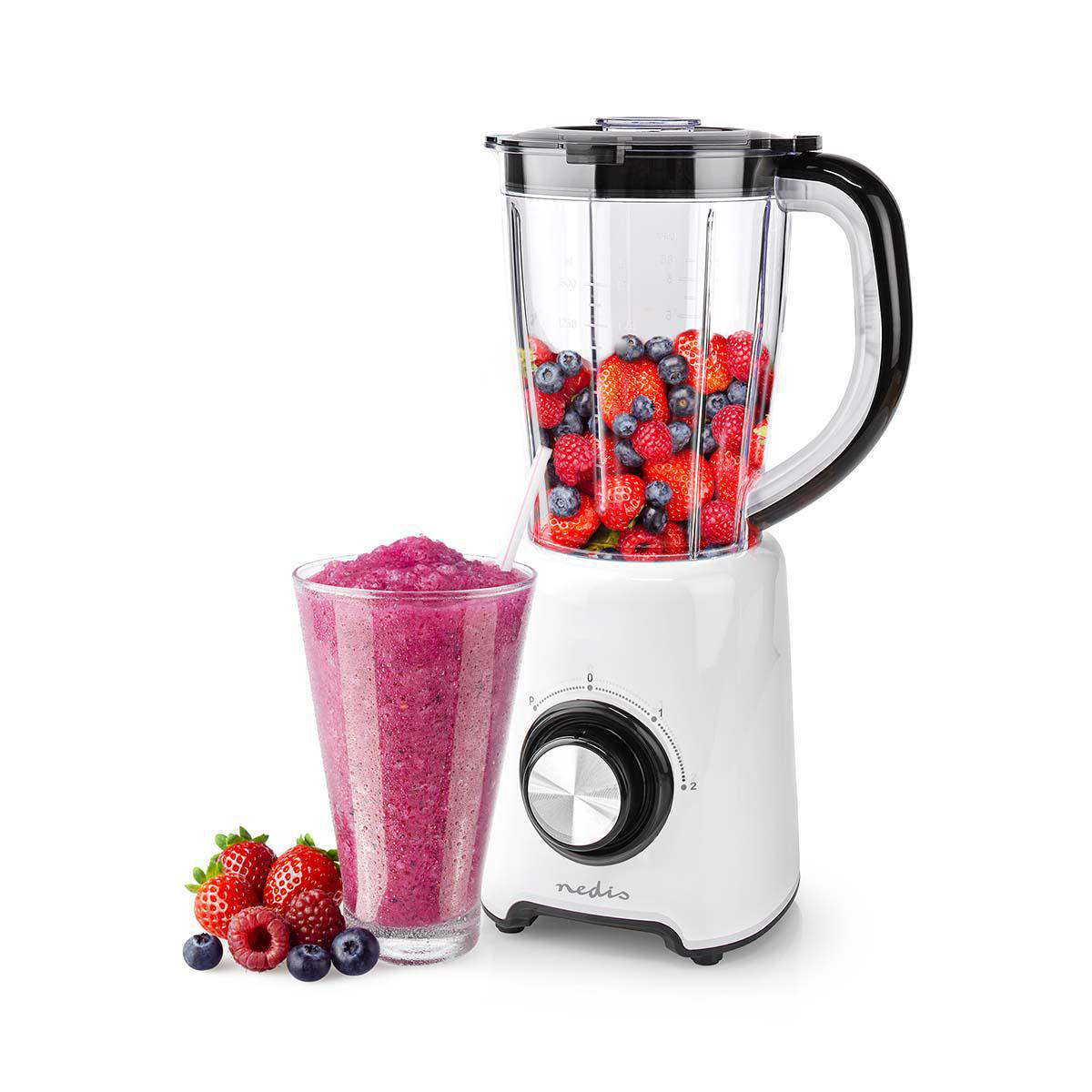 Standmixer | 800 W | 1.5 l | Plastik | 2 Geschindigkeitsstufen | Weiss