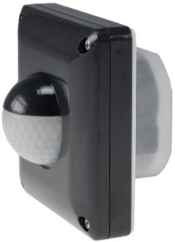 Unterputz PIR Bewegungsmelder 190° IP65, 2 & 3 - Draht Technik, anthrazit