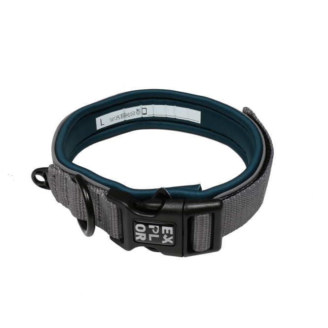 Duvoplus EXPLOR Ultimate Fit Comfy Halsband Classic - petrol blue - L - 45-51cm Duvoplus EXPLOR Ultimate Fit Comfy Halsband Classic - petrol blue - XS - 30-33cm