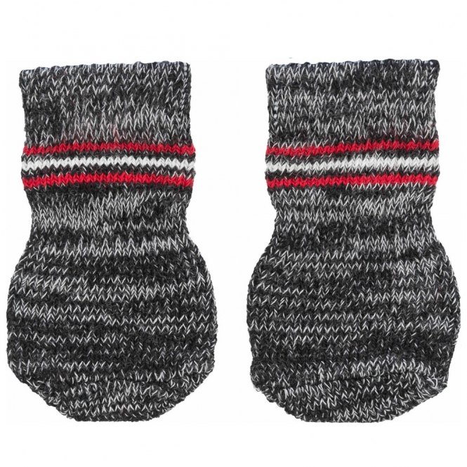Trixie Hundesocken - Grau - XXS-XS