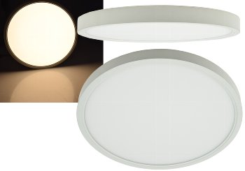 LED Deckenleuchte "Santano 24w", Ø 30cm, 23W, 2250lm, 3000K warmweiß LED Deckenleuchte "Santano 24w", Ø 30cm, 23W, 2250lm, 3000K warmweiß