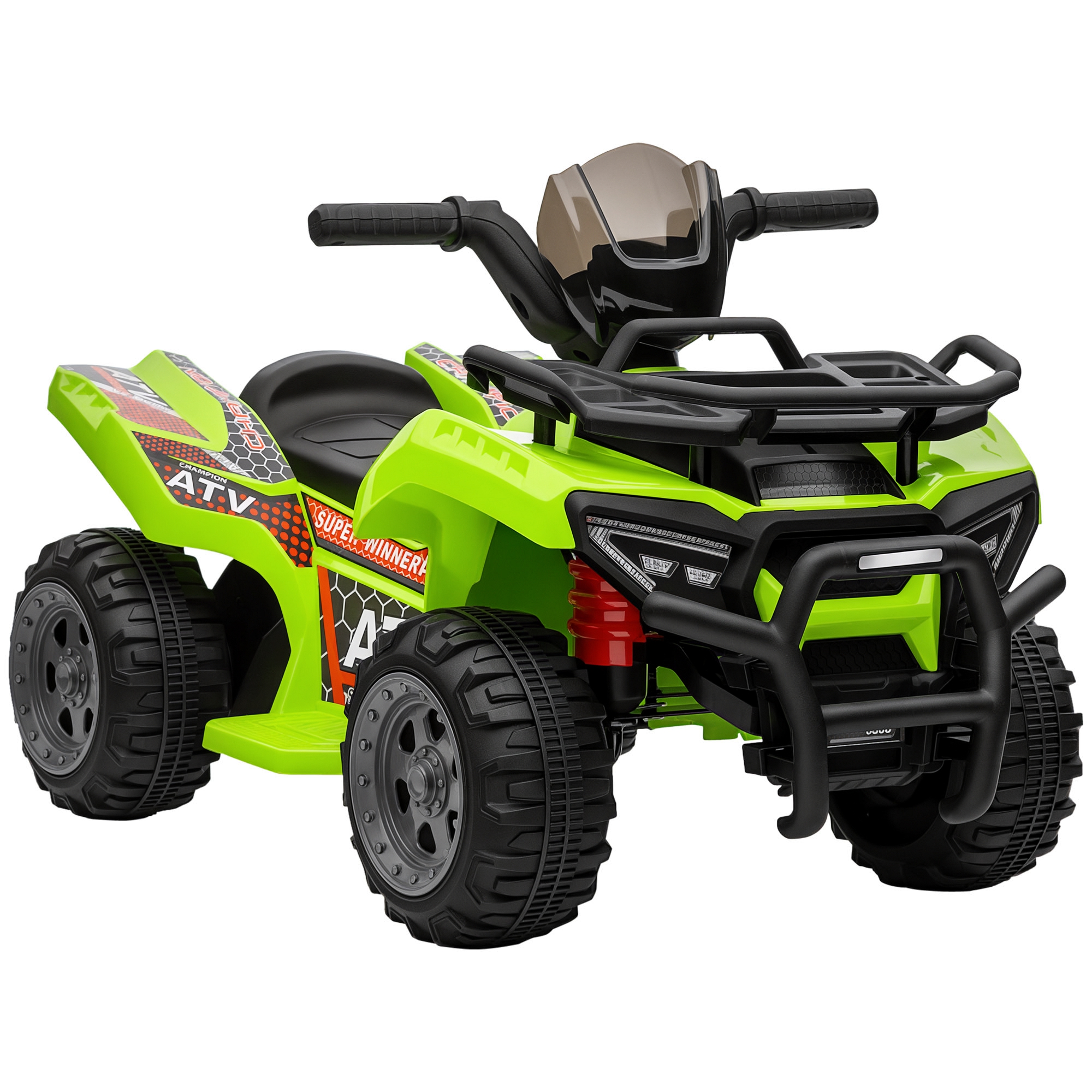 Kinderquad 6V Kinderquad mit Vorwärtsfunktion, Musik, Elektro-Quad für Kinder 1,5-3 Jahre Grün