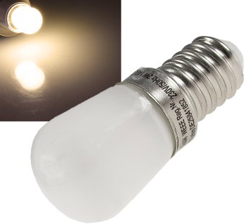 LED Lampe E14 Mini, 23x51mm, 2W, 190lm, 3000k,120°, warmweiß LED Lampe E14 Mini, 23x51mm, 4W, 399lm, 3000K,120°, warmweiß