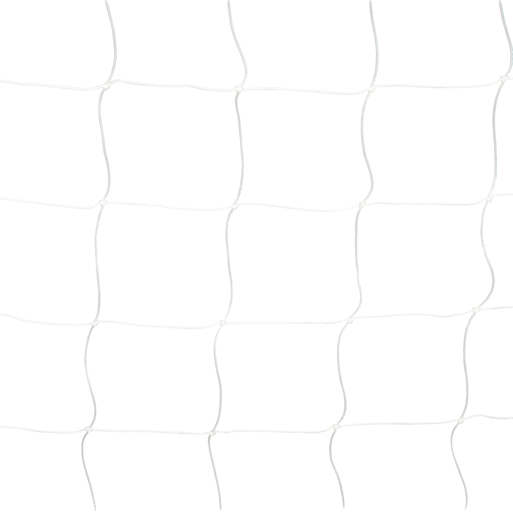 Fußballtor, robustes Netz, Kunststoff-Rahmen, Heringe, 300L x 120B x 200H cm, Weiß