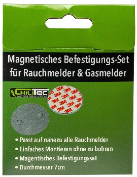 Magnetisches Befestigungs-Set, für Rauchmelder & Gasmelder