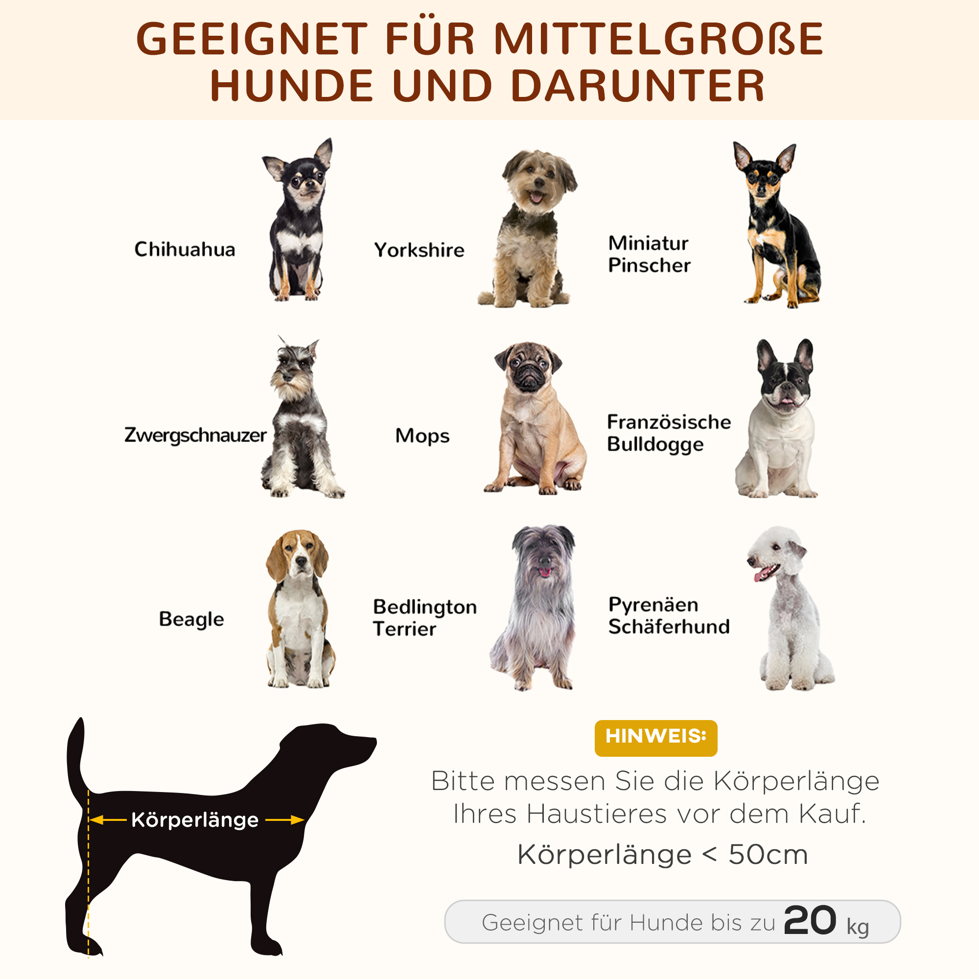Erhöhtes Hundebett mit Baldachin, Haustierbett, Hundeliege outdoor mit Dach, Atmungsaktiv, Taftstoff für Camping Grau 76 x 61 x 73 cm