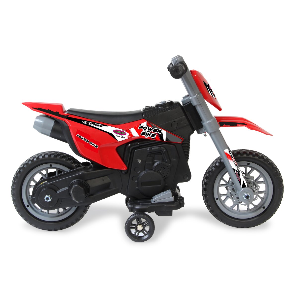 Kinderfahrzeug Motorrad Power Bike rot