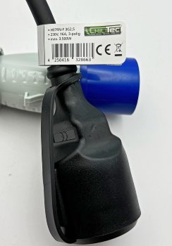 CEE auf Schutzkontakt-Kupplung 0,35m, 230V, Adapter für Wohnwagen, Camping