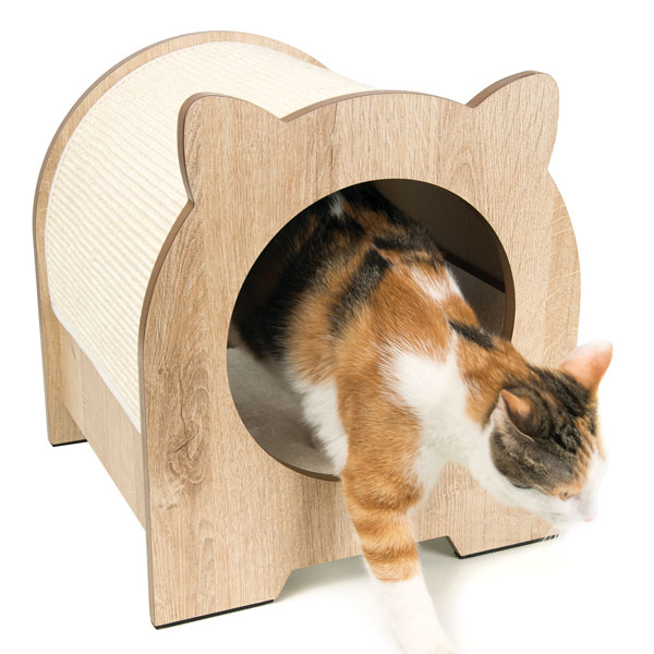 Vesper Katzenhaus Minou mit Kratzfläche Vesper Katzenhaus Minou mit Kratzfläche