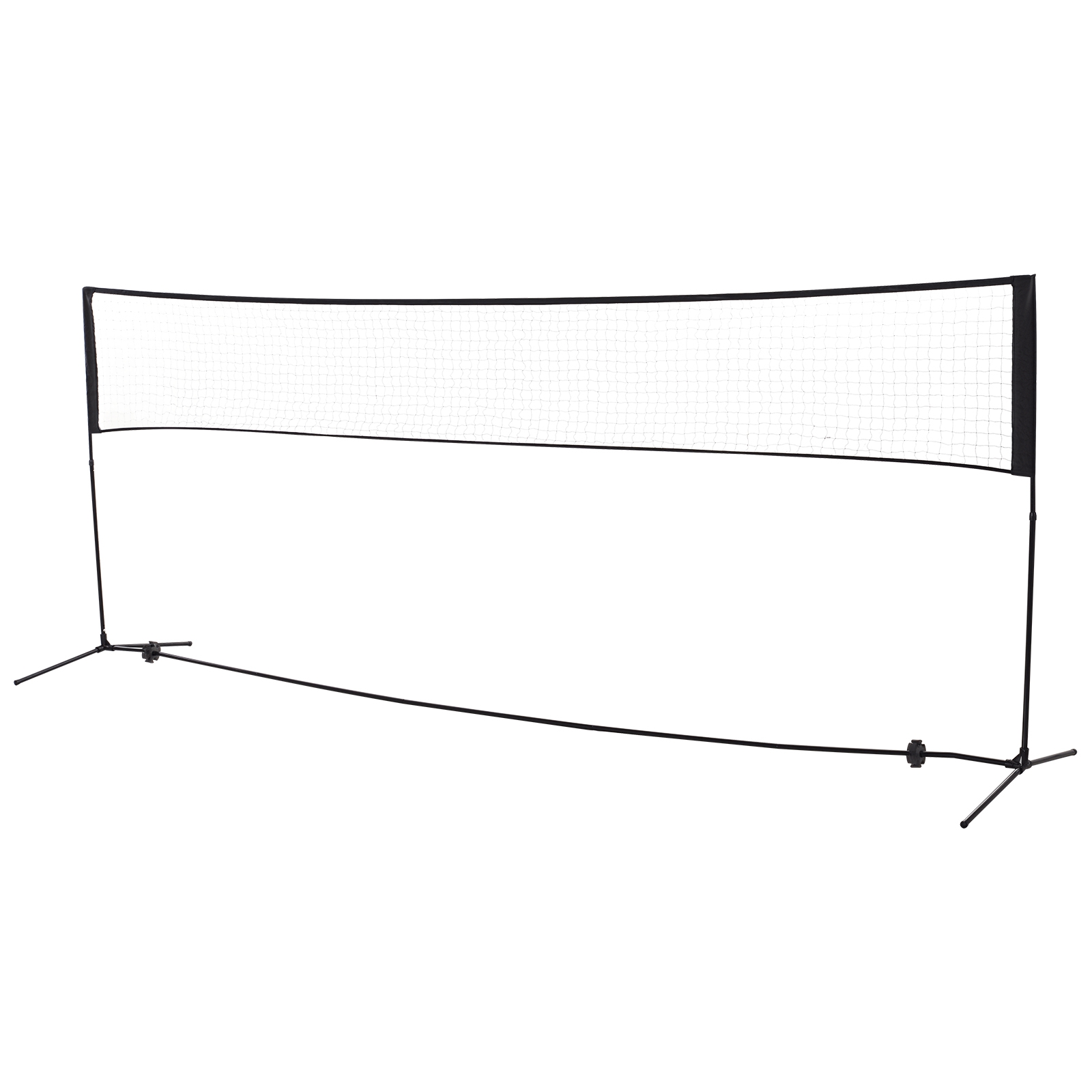 Badmintonnetz 94/158cm faltbares Volleyballnetz mit Transporttasche 2-Fach-Höhenverstellbar Tennisnetz Badminton Netz tragbares Set für Tennis Federballnetz für Garten Park Outdoor