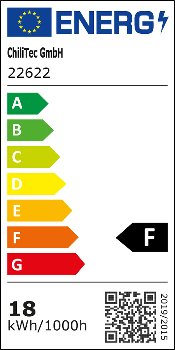 LED Licht-Panel "QCP-22Q", 22,5x22,5cm, 230V, 18W, 1650 Lumen,4200K /neutralweiß