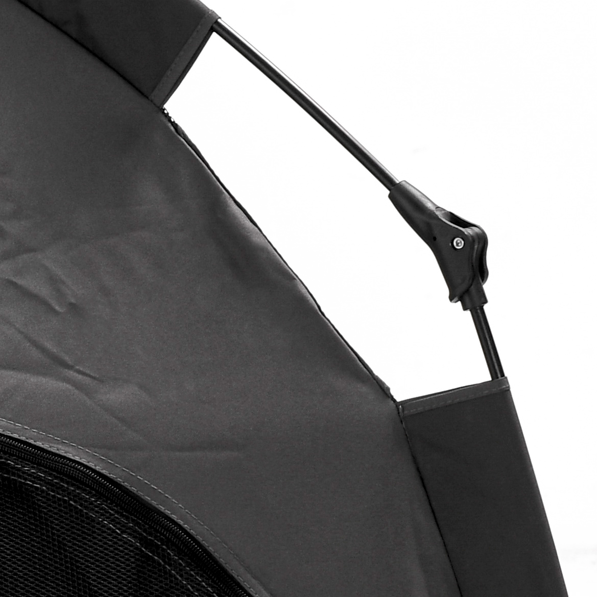 Haustierzelt, Hundezelt, klappbar, wetterbeständig, Hundehütte, für große Hunde, Schwarz