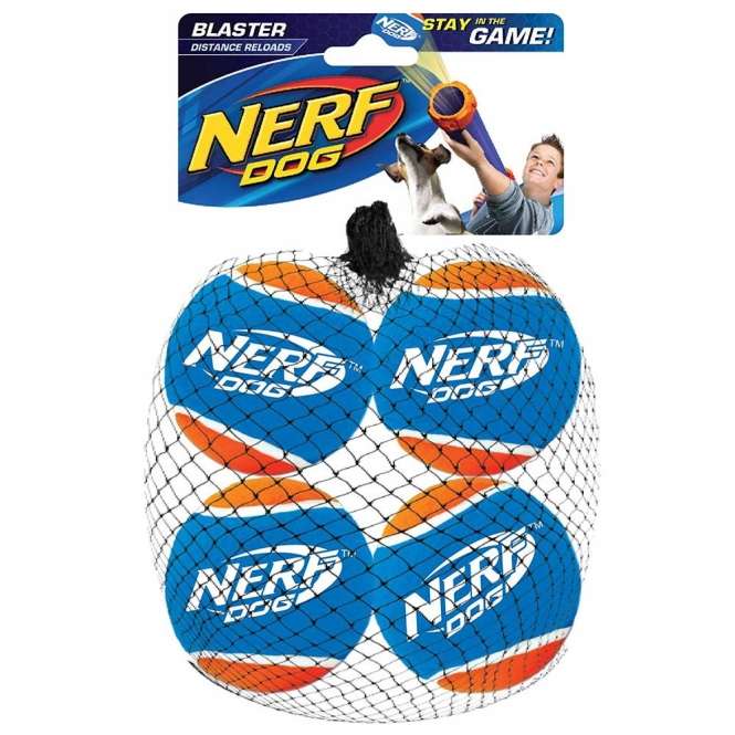 NERF DOG Tennisball Blaster Ersatzbälle - 4er Set NERF DOG Tennisball Blaster Ersatzbälle - 4er Set