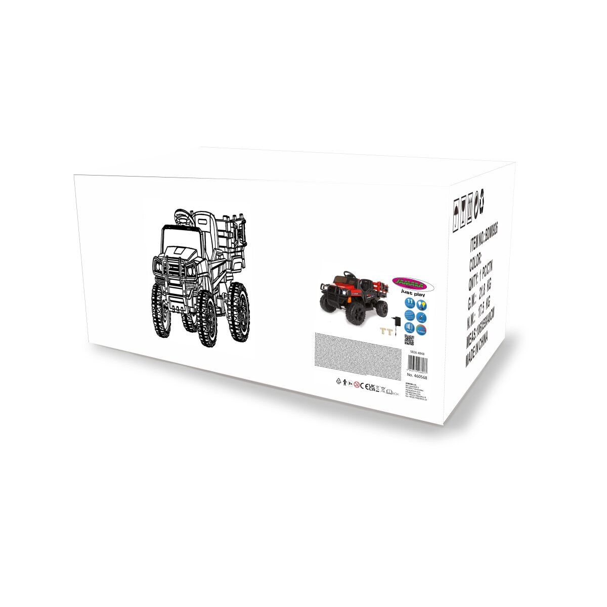 Kinderfahrzeug Offroader Buffalo rot
