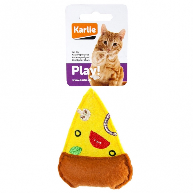 Karlie Flamingo Katzenspielzeug Food Textil - Pizza Karlie Flamingo Katzenspielzeug Food Textil - Pizza