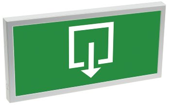 LED Fluchtwegleuchte "NL-W2" 30 LEDs, Erkennungsw. 25m,Wandmontage, 27mm flach LED Fluchtwegleuchte "NL-W2" 30 LEDs, Erkennungsw. 25m,Wandmontage, 27mm flach
