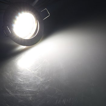 LED-Einbauleuchte "Flat-32" neutralweiß, 80x32mm, 5W, 590lm, Edelstahl gebürstet