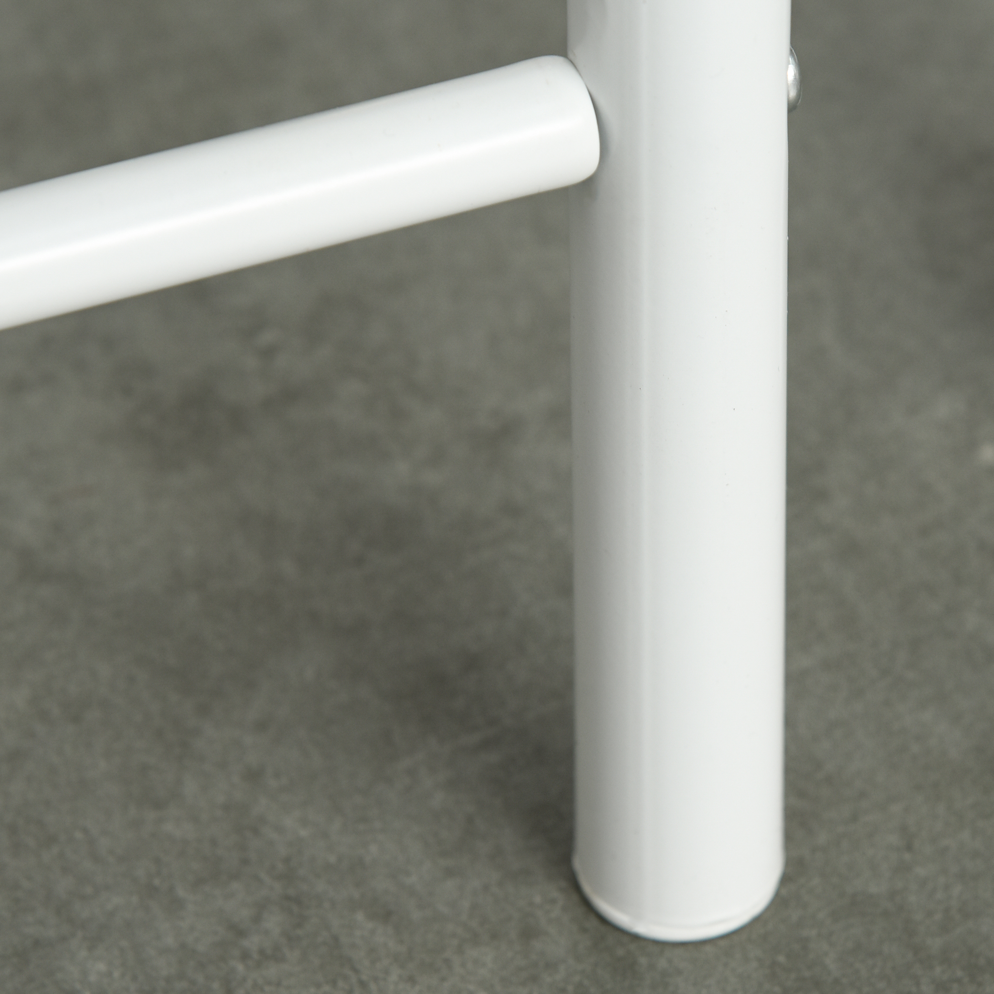 Bartisch Set Bartisch mit 2 Barhockern Essgruppe Küchentisch mit Lagerregal Esstisch für Esszimmer, Küche, Weiß