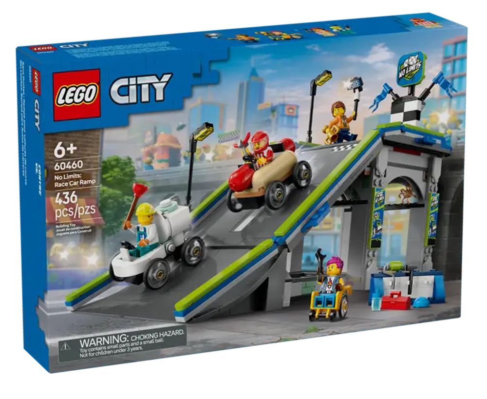 LEGO® 60460 - City Fahrzeuge - keine Limits: Seifenkistenrennen mit Rampe (436 Teile)