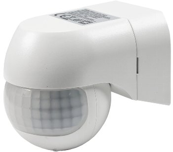 Aufputz Bewegungsmelder "CBM-Slim" 180°, LED geeignet, IP44, 1-800W, weiß