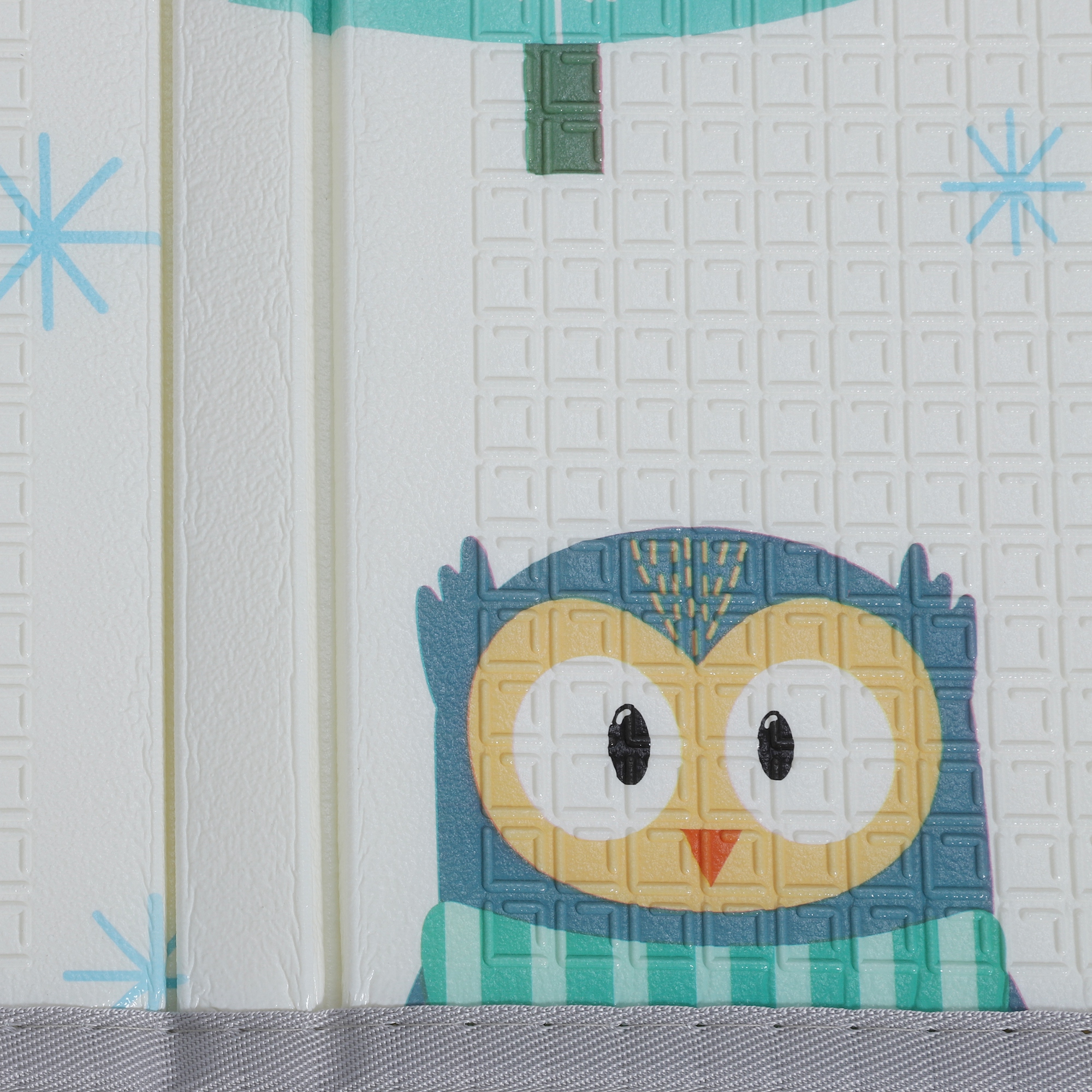 Baby-Spielmatte, Tiermuster, Schaumstoff, 1,5 cm dicke Polsterung, rutschfest