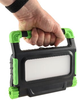 LED Baustrahler mit Akku "BSA-30", 30W, 2400lm, 4500K / neutralweiß