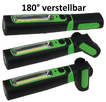 LED Stableuchte mit Akku "FlexiLED 300", LiIon Akku, Magnethalter, 3W, 270lm,IP44